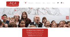 Desktop Screenshot of childrensarts.org.uk